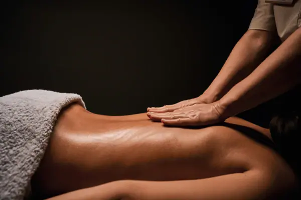 wohltuende Massage